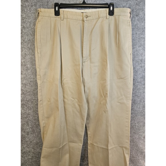 Vintage Polo Ralph Lauren Pants Mens 38x32 Chino‎ Classic Khaki Logo Preppy - Picture 1 of 11